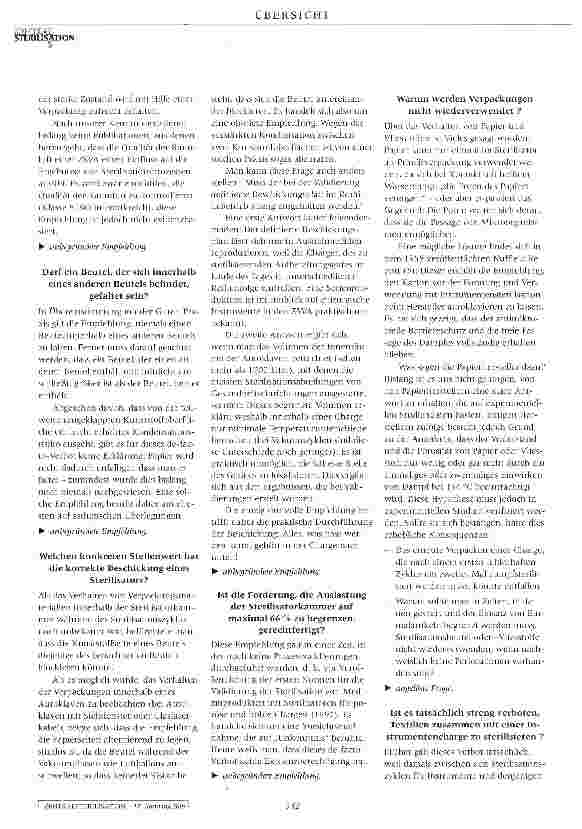 Vorschauseite 5: Sterilisation: Licht und Schatten