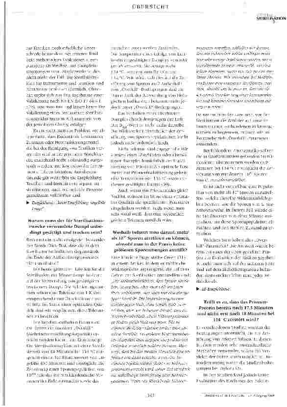 Vorschauseite 6: Sterilisation: Licht und Schatten