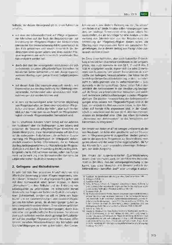 Vorschauseite 2: Subjektorientierte Qualitätssicherung in der Langzeitpflege