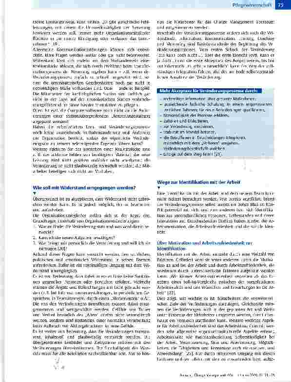 Vorschauseite 5: Change Management: Wie kann die Identifikation mit der Arbeit für Teams nach Einführung eines Mitarbeiterpools (neu) gestärkt werden?