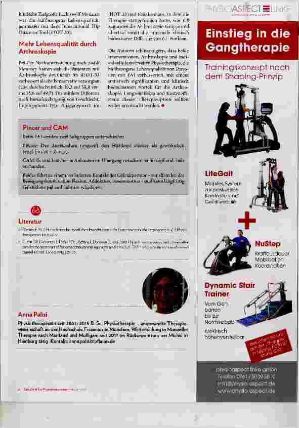 Vorschauseite 2: State of the Art Femoroacetabuläres Impingement