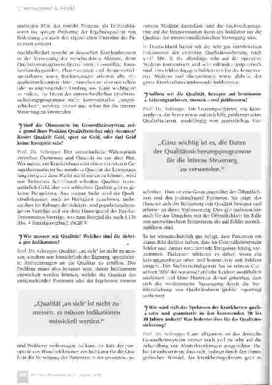 Vorschauseite 2: „Patienten schätzen den offenen und konstruktiven Umgang mit Fehlern