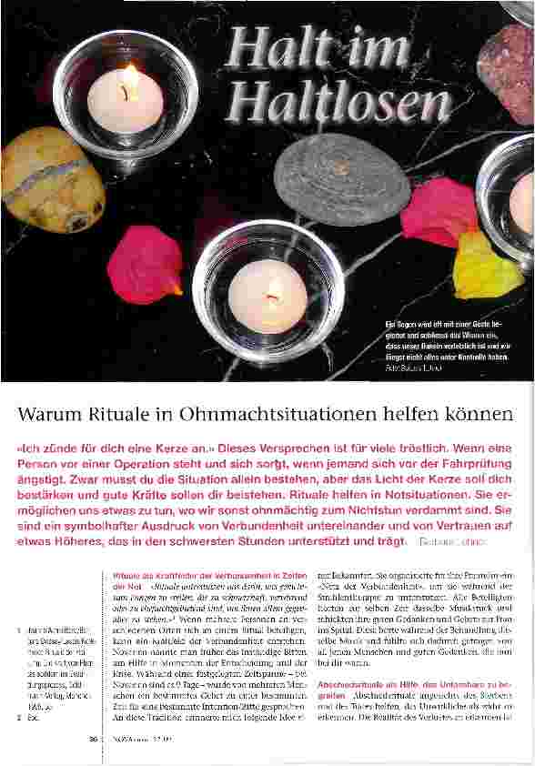 Vorschauseite 1: Halt im Haltlosen