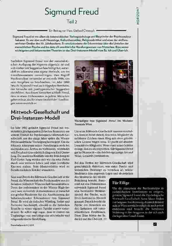 Vorschauseite 1: Sigmund Freud Teil 2