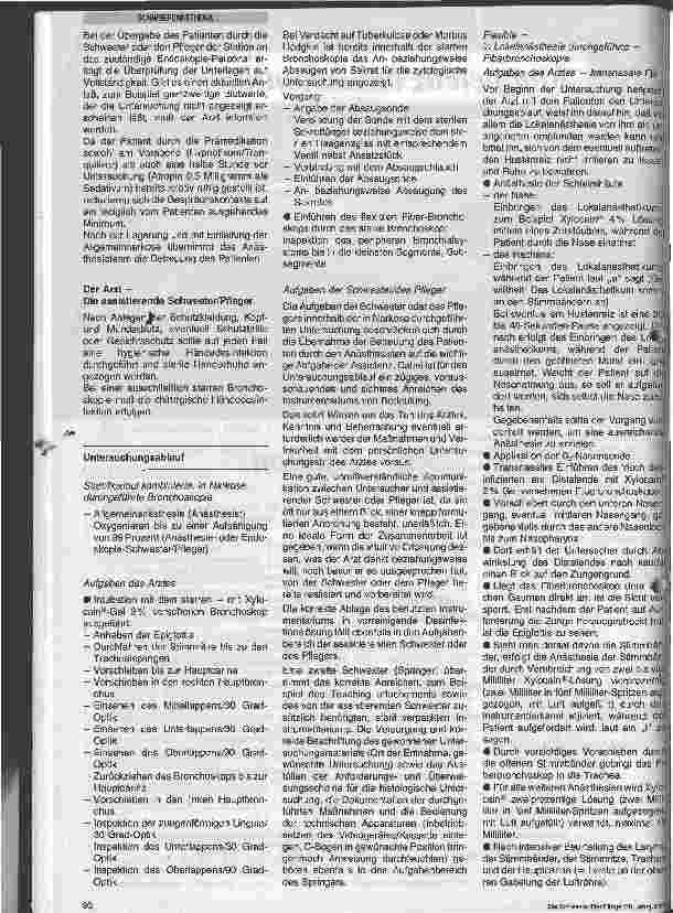 Vorschauseite 4: Bronchoskopie Vorbereitung, Untersuchungsablauf und Nachsorge