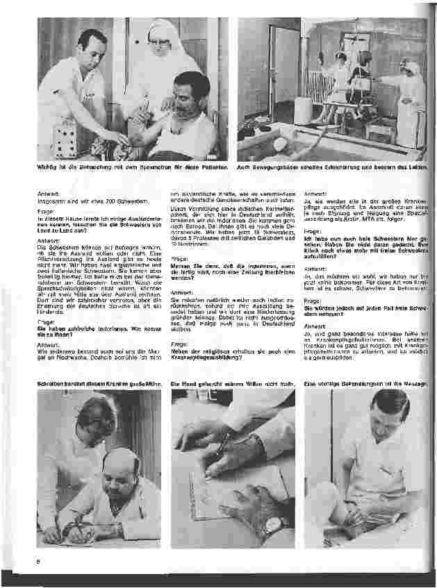 Vorschauseite 5: Die Klinik für Multiple Sklerose-Kranke in Ansbach im Westerwald und ihre Schwestern, die Töchter des heiligen Kamillus