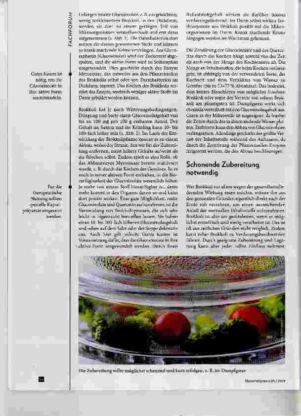 Vorschauseite 4: Multitalent Brokkoli therapeutisch einsetzen