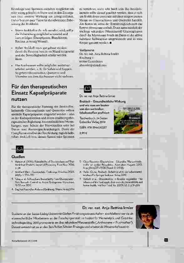 Vorschauseite 5: Multitalent Brokkoli therapeutisch einsetzen