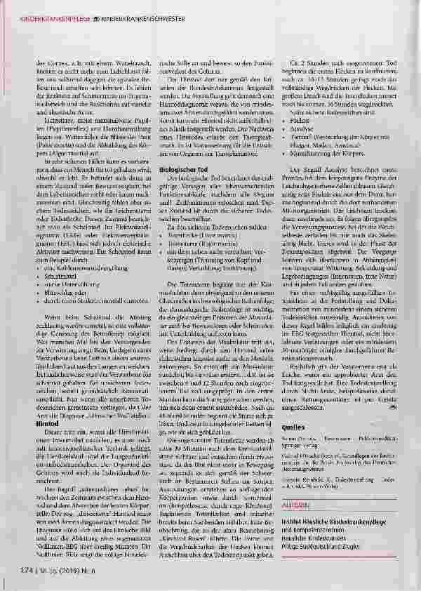 Vorschauseite 3: Anzeichen eines nahenden Todes