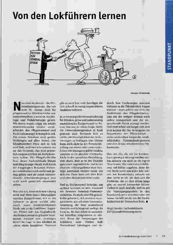 Vorschauseite 1: Von den Lokführern lernen