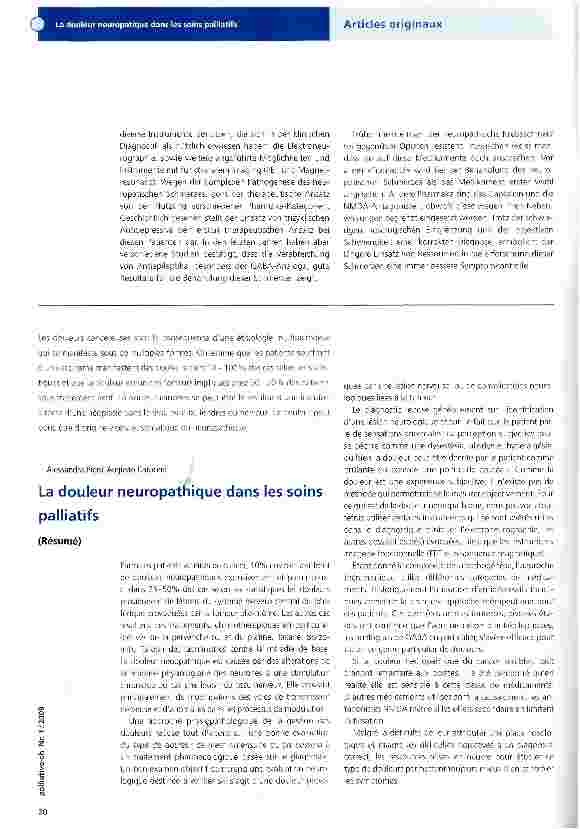 Vorschauseite 2: Der neuropatische Schmerz in der Palliativpflege