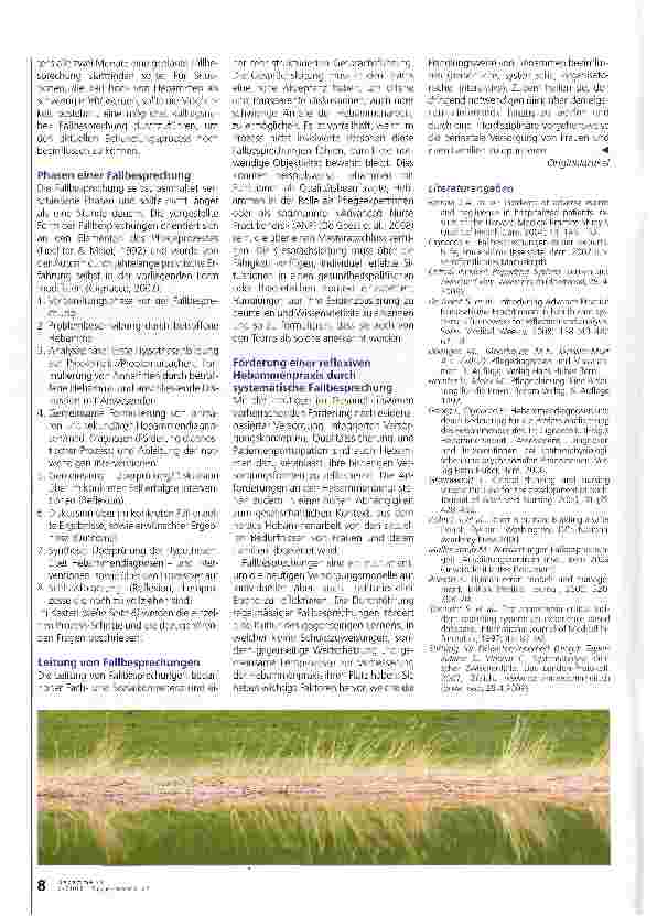 Vorschauseite 5: Ein Instrument zur Reflexion und Qualitätssicherung in der Hebammenarbeit