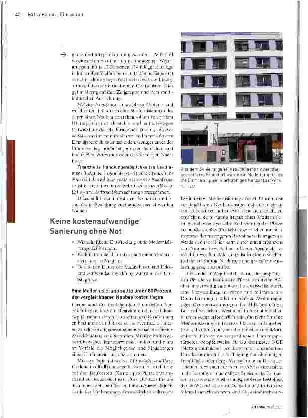 Vorschauseite 3: Sanierung oder Neubau? Gut geplant ist halb saniert