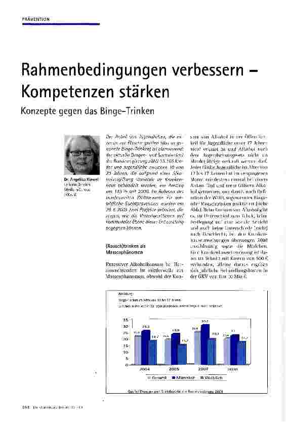 Vorschauseite 1: Rahmenbedingungen verbessern -Kompetenzen stärken
