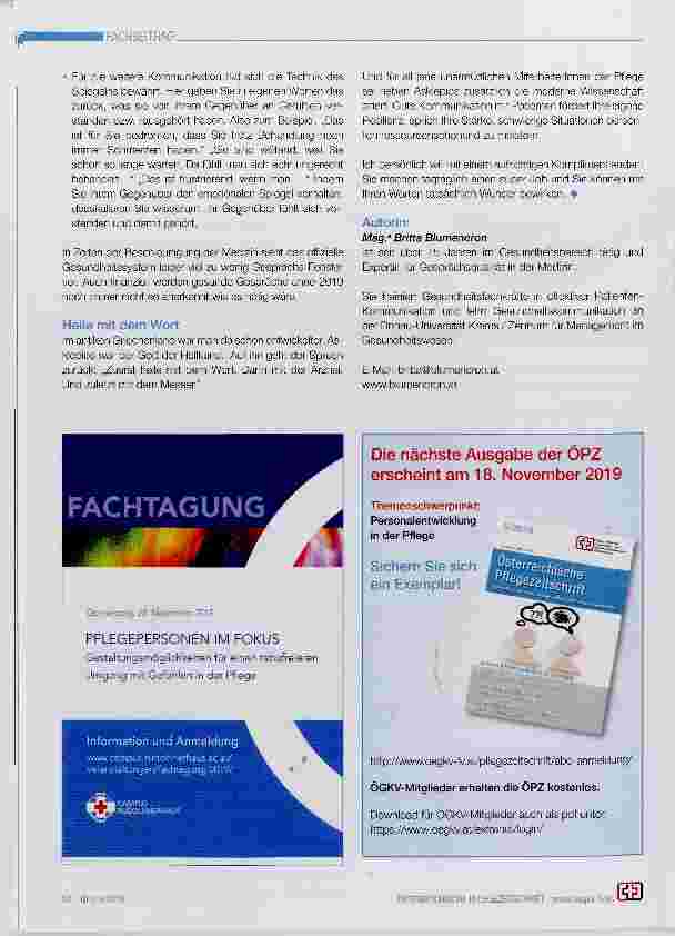Vorschauseite 4: Gute Gesprächsqualität im Umgang mit aggressiven Patientinnen