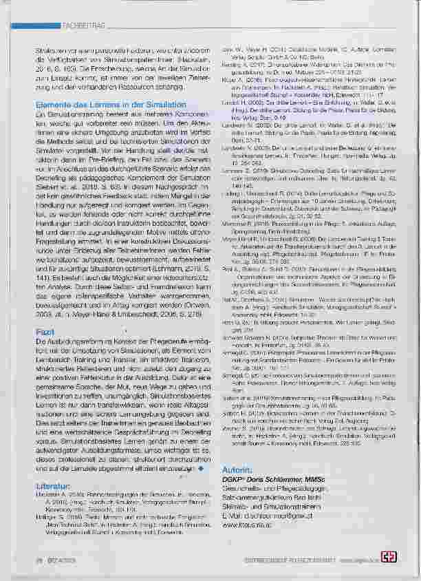 Vorschauseite 3: Simulationsbasiertes Lernen Eine Antwort auf die Transferproblematik in der Pflegeausbildung?