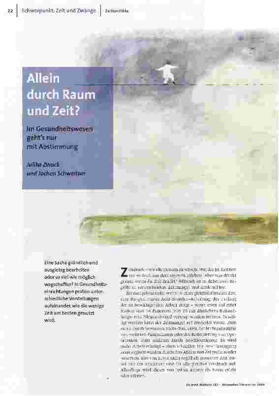 Vorschauseite 2: Allein durch Raum und Zeit?