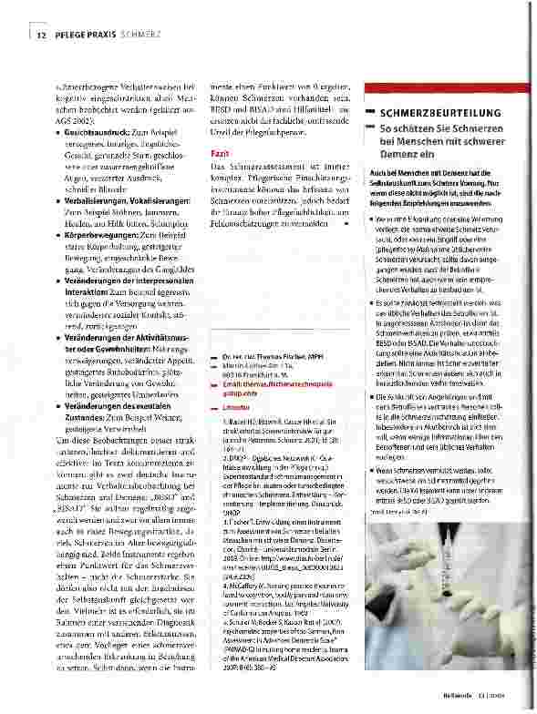 Vorschauseite 3: Schmerzen erkennen