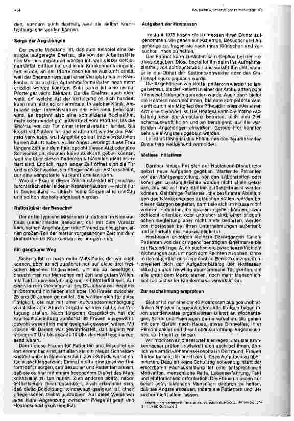 Vorschauseite 2: Freiwillige Krankenhausdienste