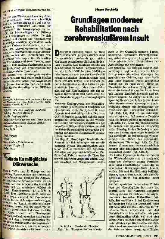 Vorschauseite 2: Gemeinsame Arbeitstagung zum Wäscheeinsatz im Krankenhaus Aus der Arbeit der Gesellschaft für Krankenpflege in der DDR