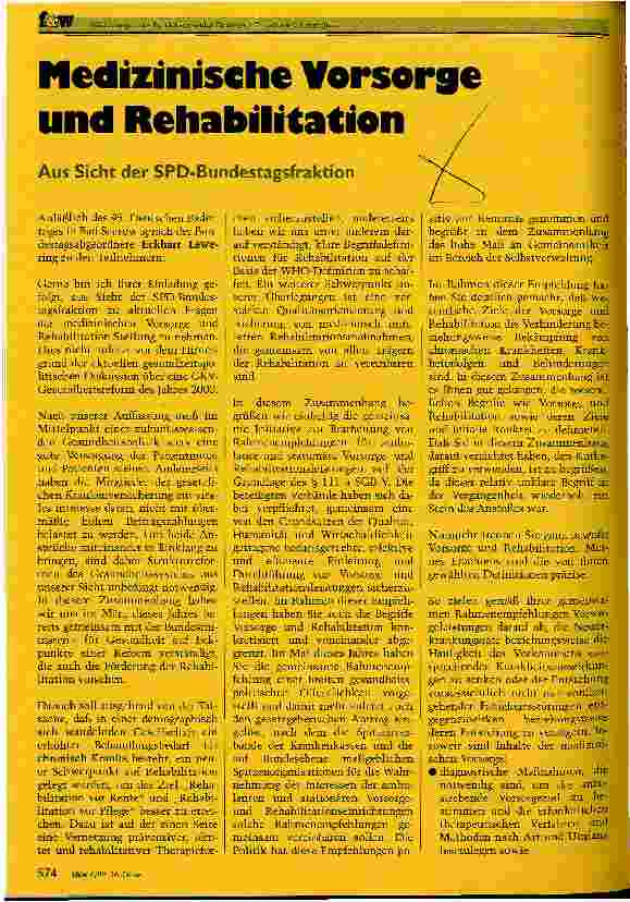 Vorschauseite 1: Medizinische Vorsorge und Rehabilitation