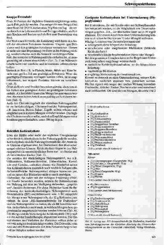 Vorschauseite 3: Ernährung bei Diabetes mellitus