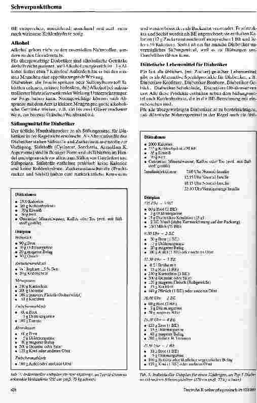 Vorschauseite 4: Ernährung bei Diabetes mellitus