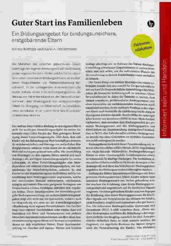 Vorschauseite 1: Guter Start ins Familienleben