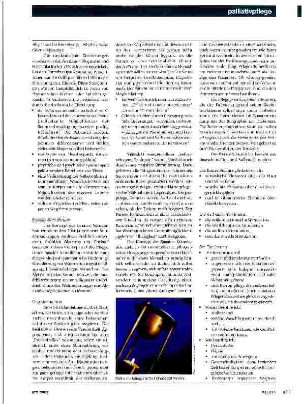 Vorschauseite 2: Schmerz in der Palliativpflege