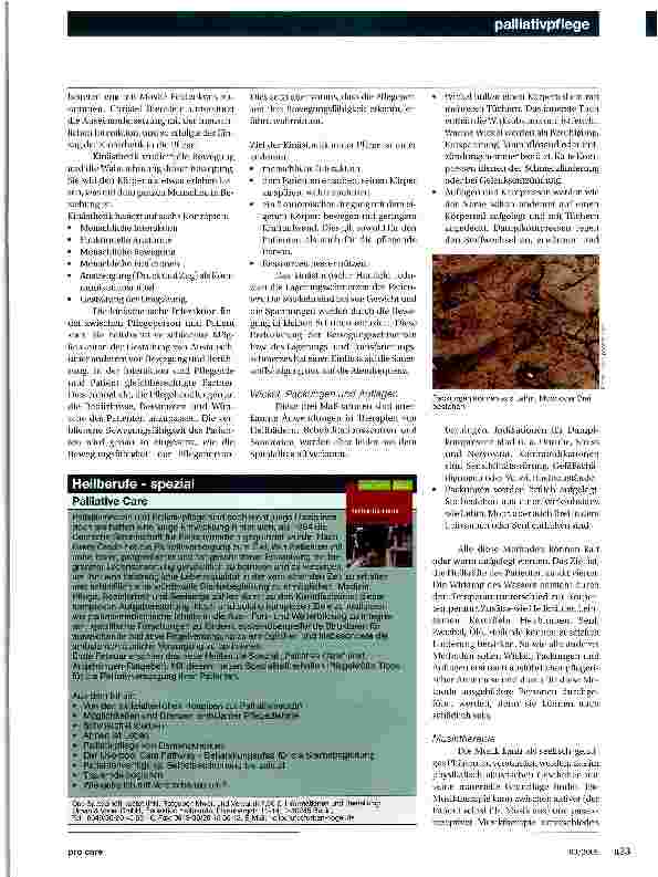 Vorschauseite 4: Schmerz in der Palliativpflege