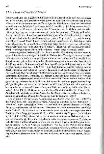 Vorschauseite 2: Ärzte, Literaten, Philosophen Selbstmord und assistierter Suizid in der frühen römischen Kaiserzeit