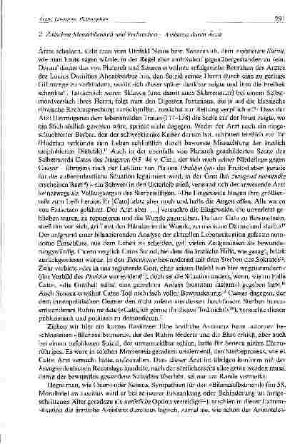 Vorschauseite 3: Ärzte, Literaten, Philosophen Selbstmord und assistierter Suizid in der frühen römischen Kaiserzeit