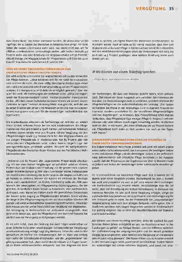 Vorschauseite 2: Vergütungsstreit im Norden