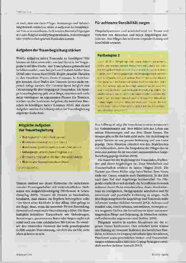Vorschauseite 3: Trauernde Menschen begleiten
