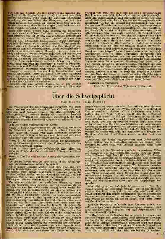 Vorschauseite 4: Von der Behandlung der Geisteskrankheiten