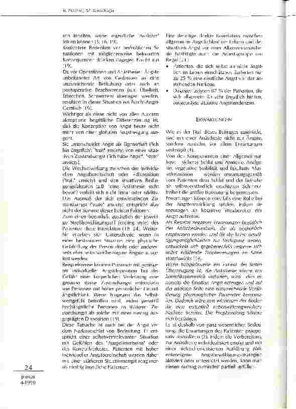 Vorschauseite 3: Schlaf während der Narkose - Erwartungen und Ängste