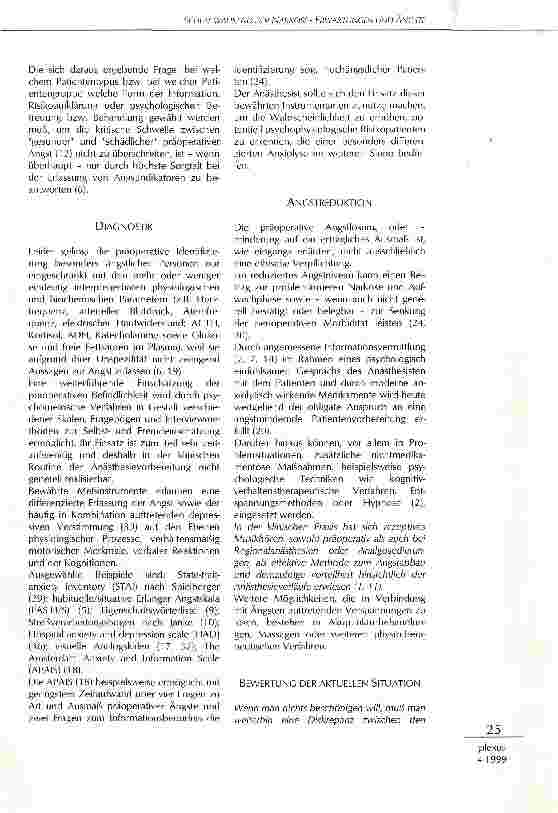Vorschauseite 4: Schlaf während der Narkose - Erwartungen und Ängste