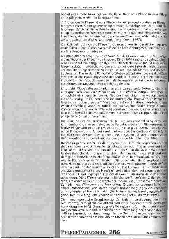 Vorschauseite 3: Curriculumentwicklung 3. Ludwigshafener Pflegekongress 1999