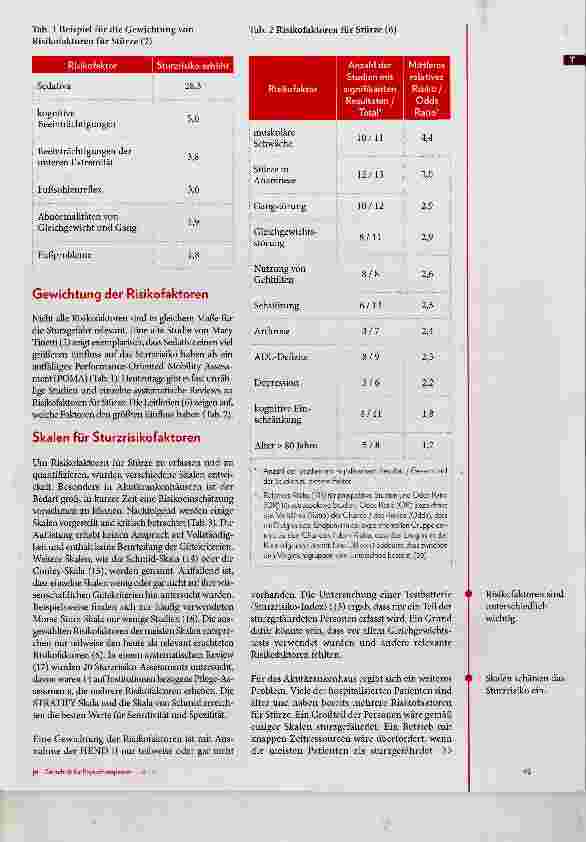 Vorschauseite 2: Das Sturzrisiko einschätzen