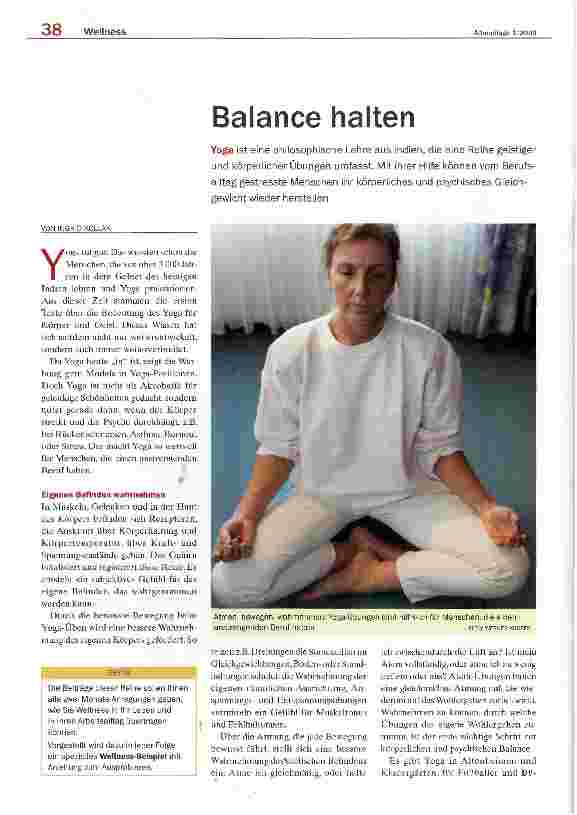 Vorschauseite 1: WellnessBalance halten