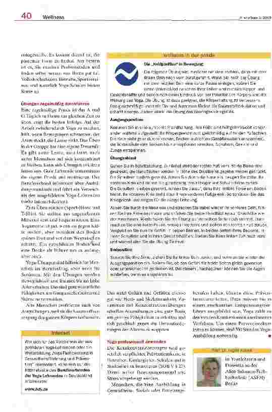 Vorschauseite 2: WellnessBalance halten