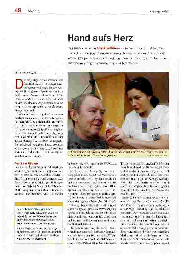 Vorschauseite 1: Hand aufs Herz