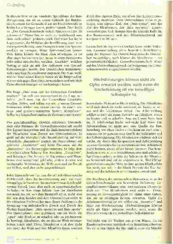 Vorschauseite 4: Darf man mit der Gesundheit Geschäfte machen?