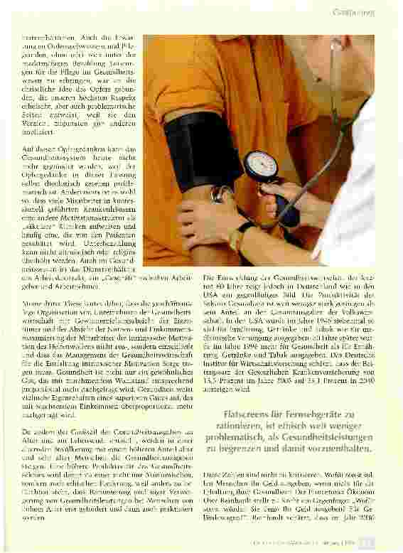 Vorschauseite 5: Darf man mit der Gesundheit Geschäfte machen?