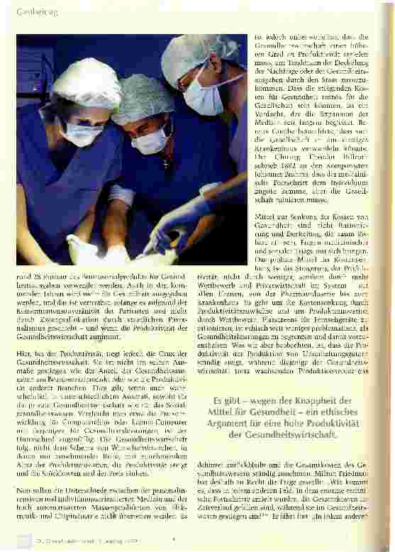 Vorschauseite 6: Darf man mit der Gesundheit Geschäfte machen?