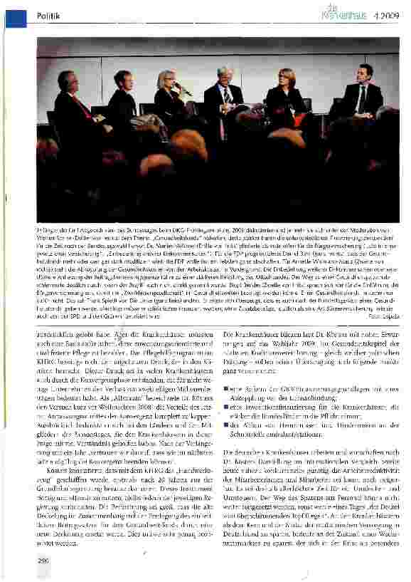 Vorschauseite 2: Frühlingsempfang 2009: 60-jähriges Bestehen der DKG
