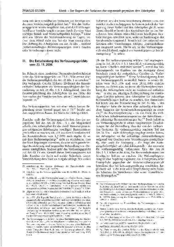 Vorschauseite 6: Der Regress der Sozialversicherungsanstalt gegenüber dem Arbeitgeber in der gesetzlichen Unfallversicherung nach türkischem Recht