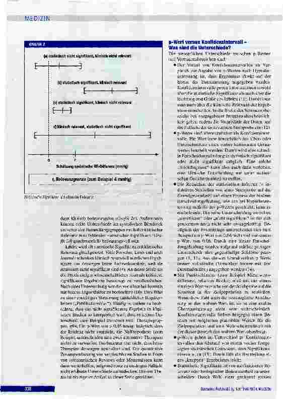Vorschauseite 4: Konfidenzintervall oder p-Wert?