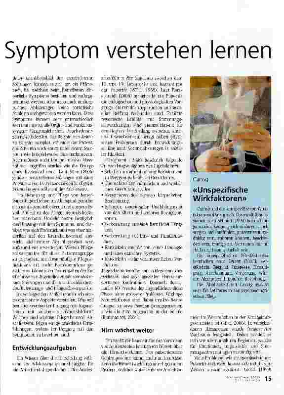 Vorschauseite 2: Den Patienten durch sein Symptom verstehen lernen