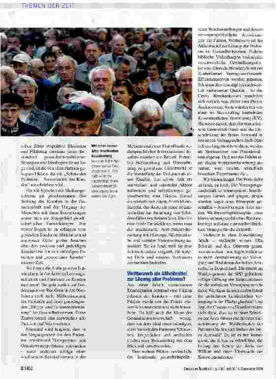 Vorschauseite 3: Renaissance der Solidargemeinschaft